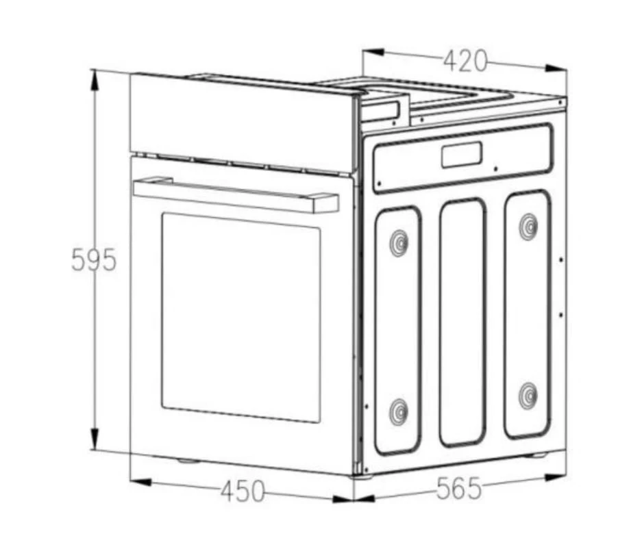 Товар Компактный духовой шкаф Akpo PEA 45MM01 BL VSK2322786