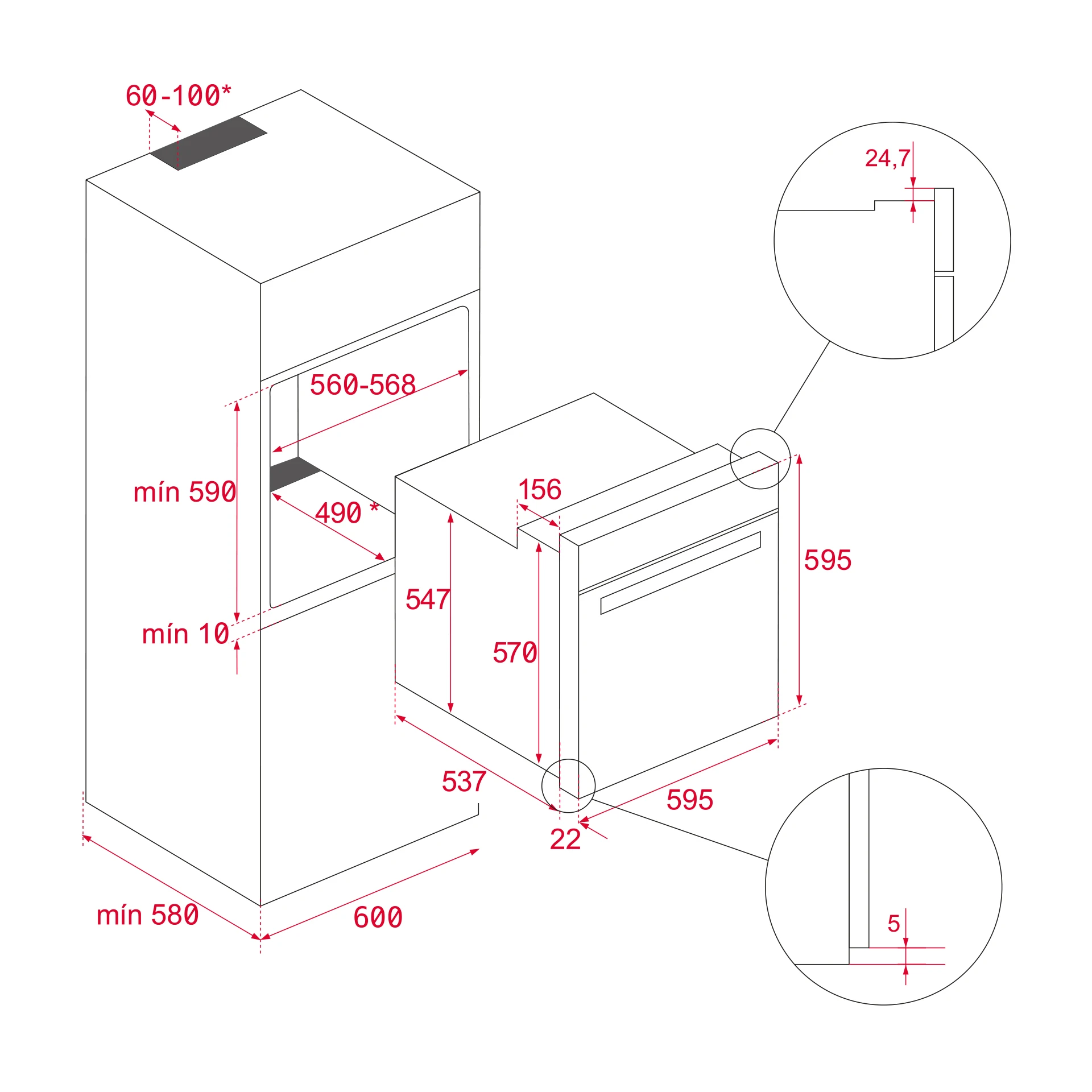 Товар Духовой шкаф Teka HSB 610 Black VSK2242021