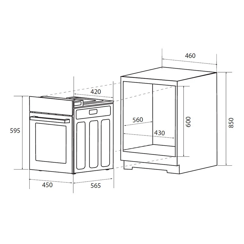 Товар Компактный духовой шкаф Zugel ZOE452X VSK2295893