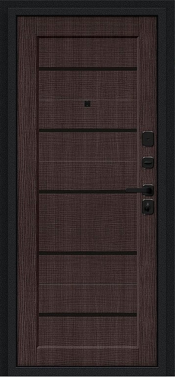 Товар Дверь Браво Борн/SBlack Букле черное/Wenge Melinga DIS007406