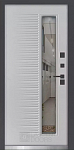 Дверь ФРОСТ со стеклопакетом DIS007413 фото
